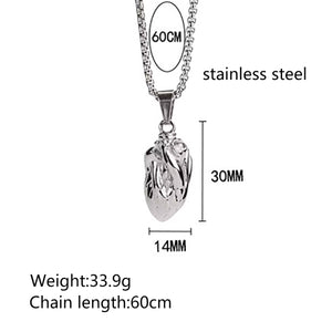 Stainless Steel Heart Trend Pendant Necklace
