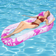Load image into Gallery viewer, Cross border mesh floating bed inflatable hammock water collapsible back floating bed water inflatable deck chair inflatable floating row