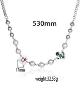 Load image into Gallery viewer, Stainless Steel Ghost Trend Necklace
