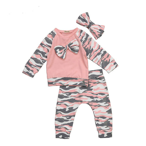 2pcs Pink Camo Tracksuit Set - Critique Clothing - 