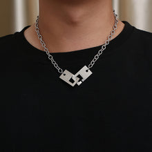 Load image into Gallery viewer, Stainless Steel 808bass Square Buckle Trend Necklace