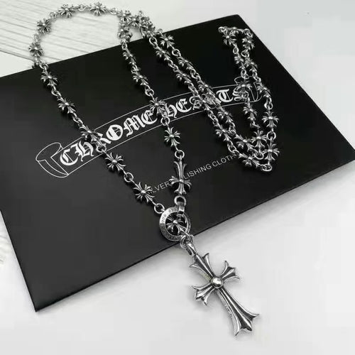 Cross flower ball le waist pant chain Bag chain personality vintage bag chain chain thick