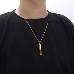 Stainless Steel Hollow Out Can Open Perfume Bottle And Essential Oil Bottle Fashion Pendant Necklace