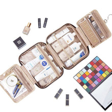 Load image into Gallery viewer, Large hanging Travel toiletry bag Portable Makeup bag Makeup brush