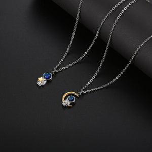 Stainless Steel INS Astronaut Trend Fashion Necklace