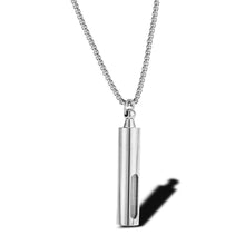 Load image into Gallery viewer, Stainless Steel Hollow Out Can Open Perfume Bottle And Essential Oil Bottle Fashion Pendant Necklace