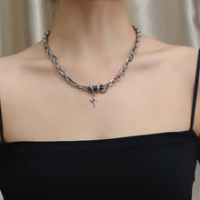 Load image into Gallery viewer, Stainless Steel Geometry Cross Necklace