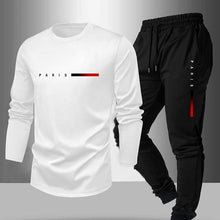 Load image into Gallery viewer, Spring and fall new 3D fashion trend trend long sleeve trousers T-shirt full print