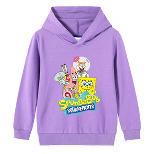 Spring and autumn casual cotton hooded hoodie for boys and girls Children's baby pullover coat long sleeve hoodie