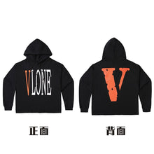 Load image into Gallery viewer, American hoodie male and female couples high street hip hop autumn winter jumper coat big V hoodie fashion brand autumn
