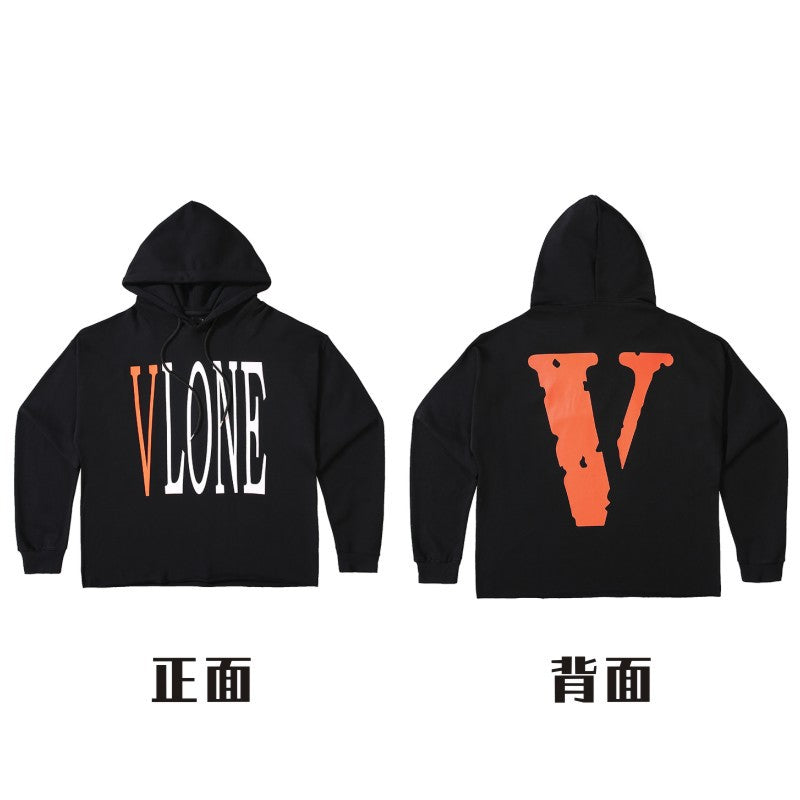 American hoodie male and female couples high street hip hop autumn winter jumper coat big V hoodie fashion brand autumn