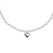 Load image into Gallery viewer, Stainless Steel Chain Splicing Pearls Love Minimalism Necklace