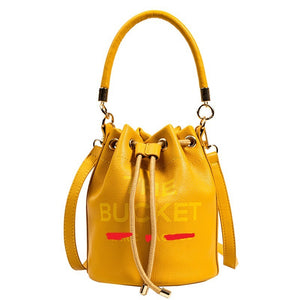 Women's bag Classic fashion vintage printed et bag drawstring shoulder crossbody bag