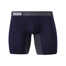 Load image into Gallery viewer, Men&#39;s bamboo fiber color long underwear men&#39;s thin sports breathable mid-waist loose boxers summer
