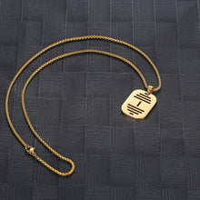 Load image into Gallery viewer, Stainless Steel Hollow Dumbbell Minimalism Pendant Necklace