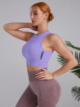 Load image into Gallery viewer, Yoga vest without chest pad breathable shock-proof running top back quick drying fitness wear sleeveless T-shirt