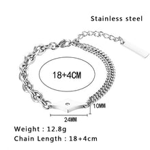 Load image into Gallery viewer, Stainless Steel Rhomb Splicing Fashion Bracelet