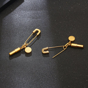 Stainless Steel Pill Pin Fashion Stud Earring