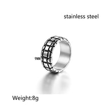 Load image into Gallery viewer, Stainless Steel Retro Personalized Pattern Ring