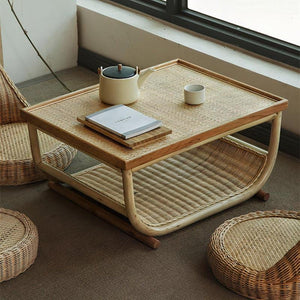 BLEU SIDE bamboo TABLE