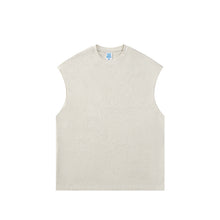 Load image into Gallery viewer, 【1+100+100】 Spring and summer heavy 305G earth color FOG sleeveless vest men&#39;s top