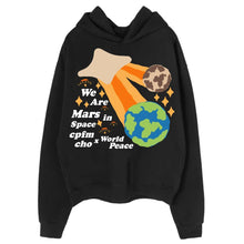 Load image into Gallery viewer, New letter foam printing niche fashion brand American casual loose men&#39;s couple hoodie hoodie