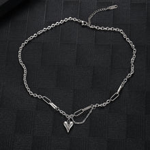 Load image into Gallery viewer, Stainless Steel Love Splicing Fashion Necklace