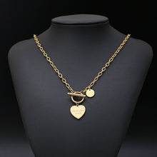 Load image into Gallery viewer, Stainless Steel OT Buckle Round Brand Love Trend Necklace