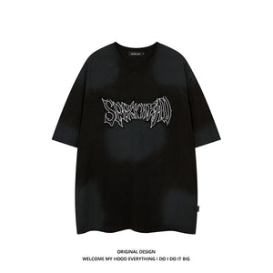 SPIKYHEAD - Oversized Embroidered T-Shirt
