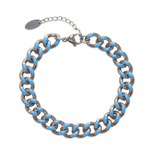 Stainless Steel Geometry Splicing Minimalism Bracelet