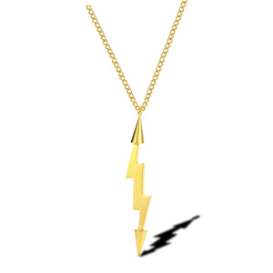 Stainless Steel Lightning Minimalism Necklace