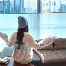 Load image into Gallery viewer, Scroll cross patchwork long sleeve T-shirt base
