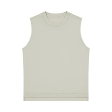 Load image into Gallery viewer, Spring and summer new trend 230g cool vest men&#39;s sports basketball round neck loose vest sleeveless men&#39;s T-shirt