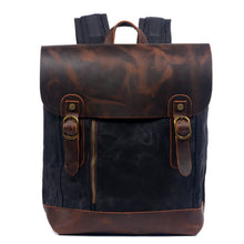Load image into Gallery viewer, Outdoor travel backpack hard wax canvas backpack new outdoor anti-male and female travel bag