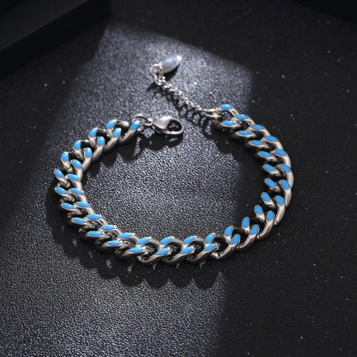 Stainless Steel Geometry Splicing Minimalism Bracelet