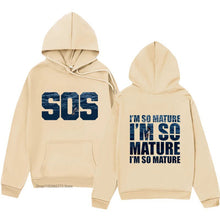 Load image into Gallery viewer, Trend letters Spring and Autumn men&#39;s and women&#39;s fashion casual top coat coat long sleeve hoodie hoodie
