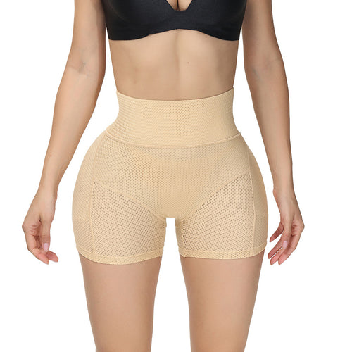 TikTok Leggings Cross border high-waisted tummy Tuck Breathable fake butt lift pants High-bounce tummy Tuck Pants Women's boxer leggings High-waisted tummy tuck