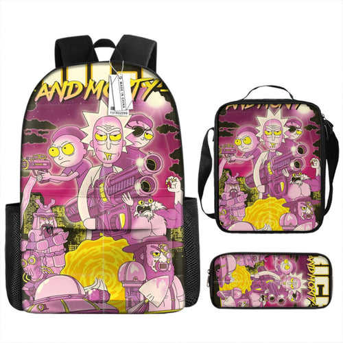 Children's backpack backpack for primary and secondary school students three sets of one