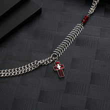 Load image into Gallery viewer, Stainless Steel Red Cross Minimalism Fashion Necklace