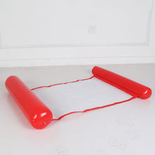 Load image into Gallery viewer, Cross border mesh floating bed inflatable hammock water collapsible back floating bed water inflatable deck chair inflatable floating row