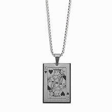 Load image into Gallery viewer, Creative Design Poker Heart K Stainless Steel Pendant Necklace