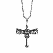 Load image into Gallery viewer, Stainless Steel Eagle Cross Trend Necklace