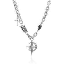 Load image into Gallery viewer, Stainless Steel Chain Splicing Cross Necklace
