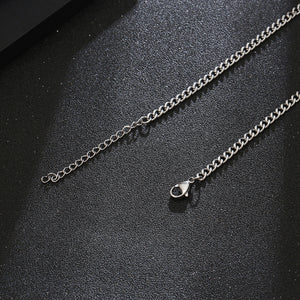 Stainless Steel Pearl Splicing Double Layer Trend Necklace