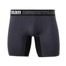 Load image into Gallery viewer, Men&#39;s bamboo fiber color long underwear men&#39;s thin sports breathable mid-waist loose boxers summer