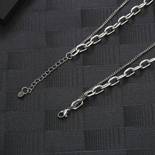 Load image into Gallery viewer, Stainless Steel Irregular Geometry Smiley Face Fashion Pendant Necklace