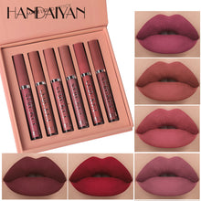 Load image into Gallery viewer, Handaiyan™   Non-stick cup lip red glaze 6 lipgloss set Makeup matte authentic