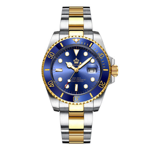 Crown Men's Watch Automatic Green Ghost Watch anti-calendar High-end quartz watch student sports watch