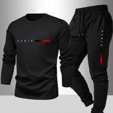 Load image into Gallery viewer, Spring and fall new 3D fashion trend trend long sleeve trousers T-shirt full print