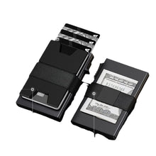 Load image into Gallery viewer, Metal card bag Men&#39;s RFID anti-theft brush metal aluminum alloy card bag